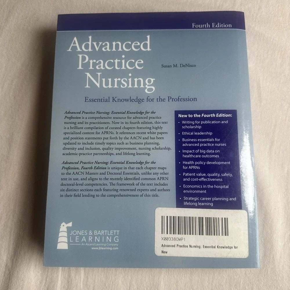 Advanced‎ Practice Nursing Essential Knowledge for the Profession 4th Edition